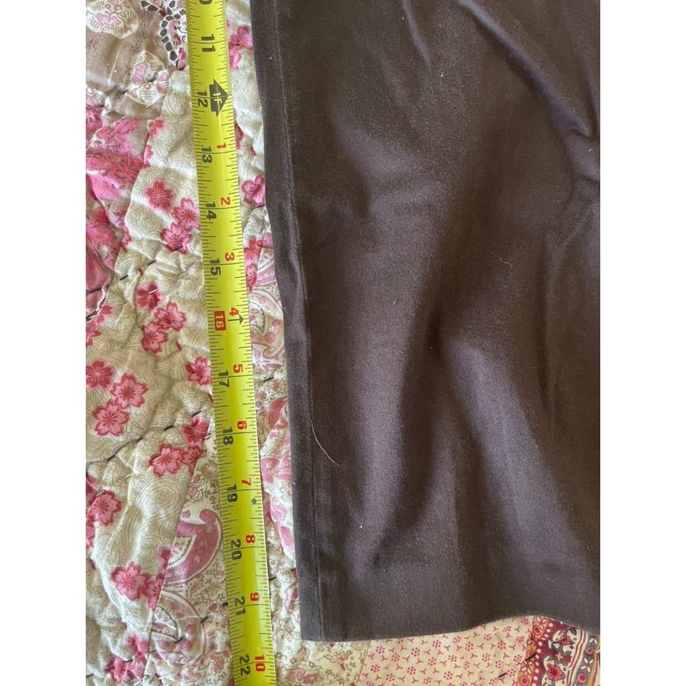 Madison Womens Wide Leg Trousers Brown Career Workwear Casual Pants Size 8 - Picture 5 of 7